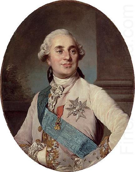 Joseph-Siffred  Duplessis Portrait of Louis XVI china oil painting image